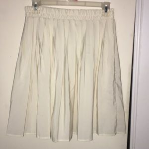 White skirt